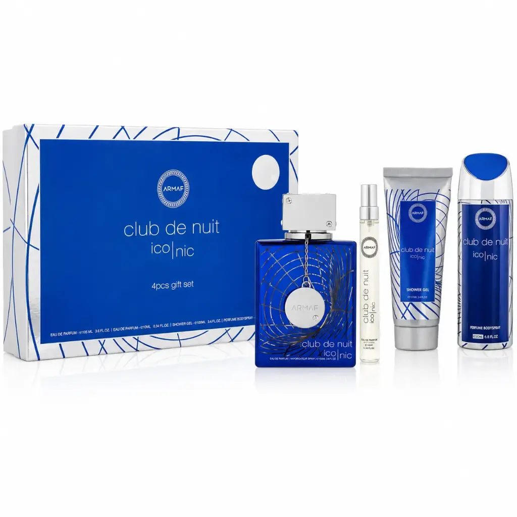MS-ARMAF LUX CDN CLUB DE NUIT ICONIC 3.4 EDP/10ML TRAVEL SPR/3.4 SG/6.8 BODY SPRAY -  313481