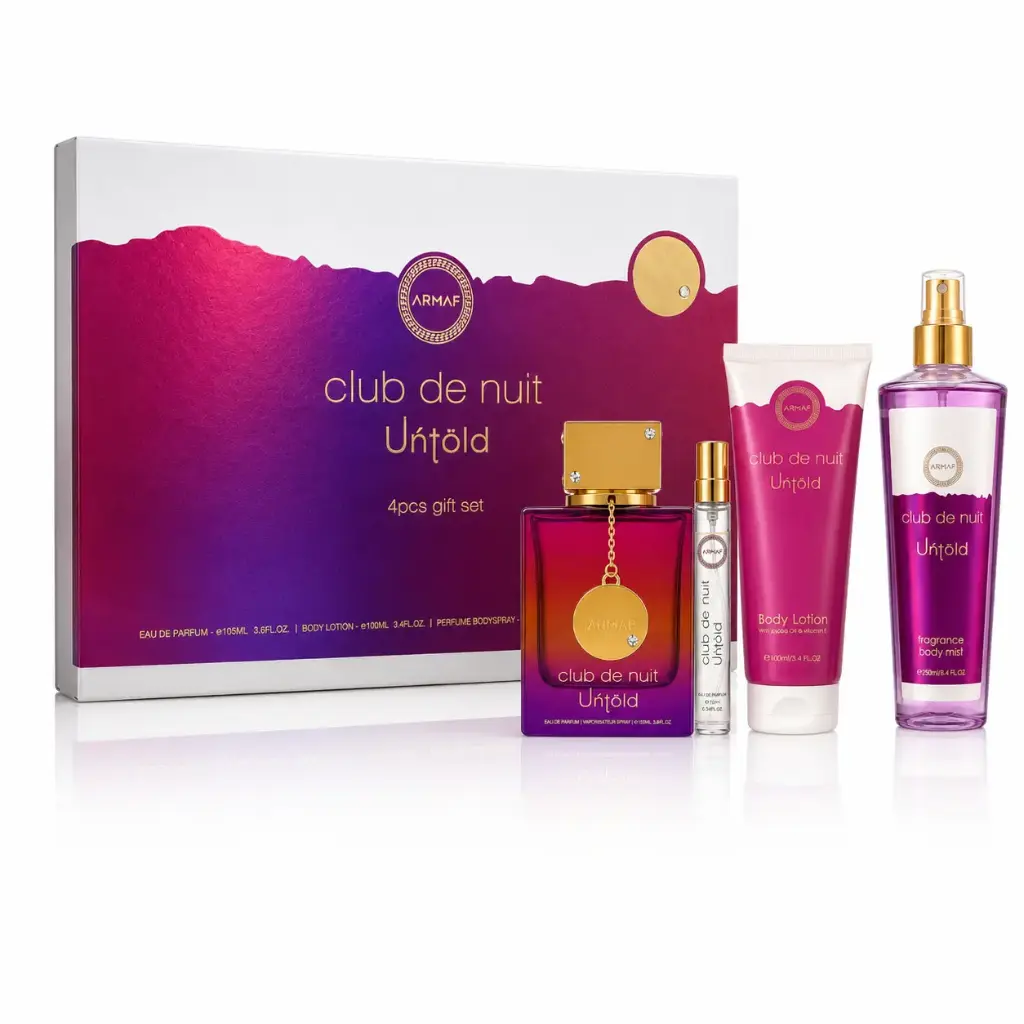 MS-ARMAF LUX CDN CLUB DE NUIT UNTOLD 3.4 EDP/10ML TRAVEL SPR/3.4 BL/8.4 BODY MIST -  313376