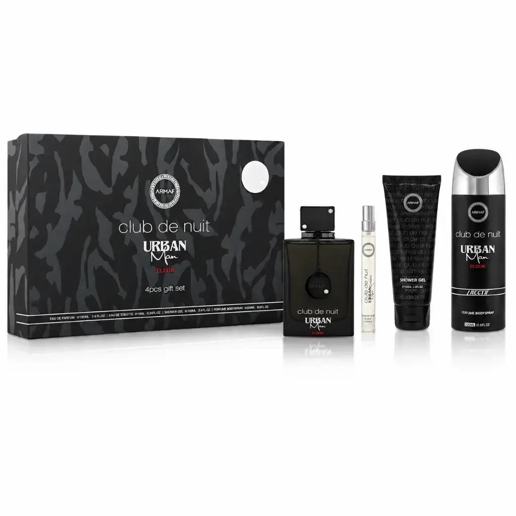 MS-ARMAF LUX CDN CLUB DE NUIT URBAN MAN ELIXIR 3.4 EDP/10ML TRAVEL SPR/3.4 SG/6.8 BODY SPRAY  -  313375